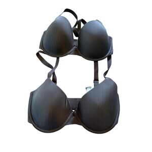 2 Pack 32DD Black Amazon Essentials Women's Microfiber Bra